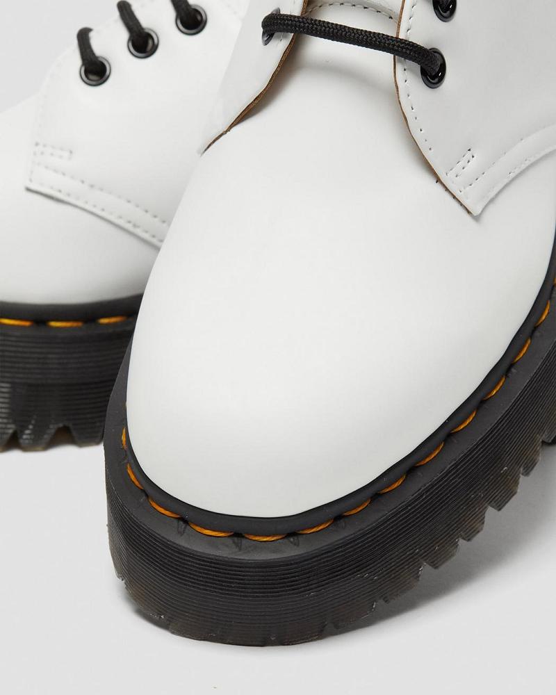 Dr Martens 1461 Smooth Leren Platform Schoenen Heren Wit | NL 194QMA